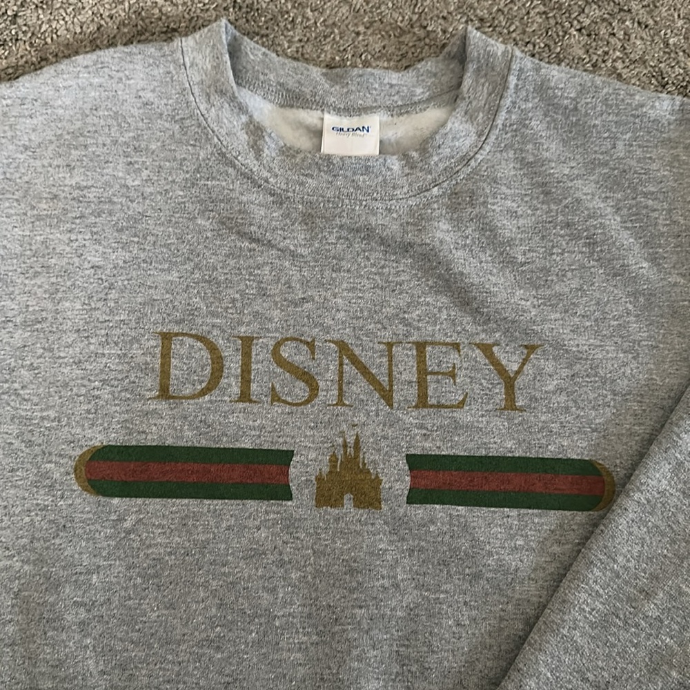 Disney Sweatshirt Gucci Style Unisex Size Medium